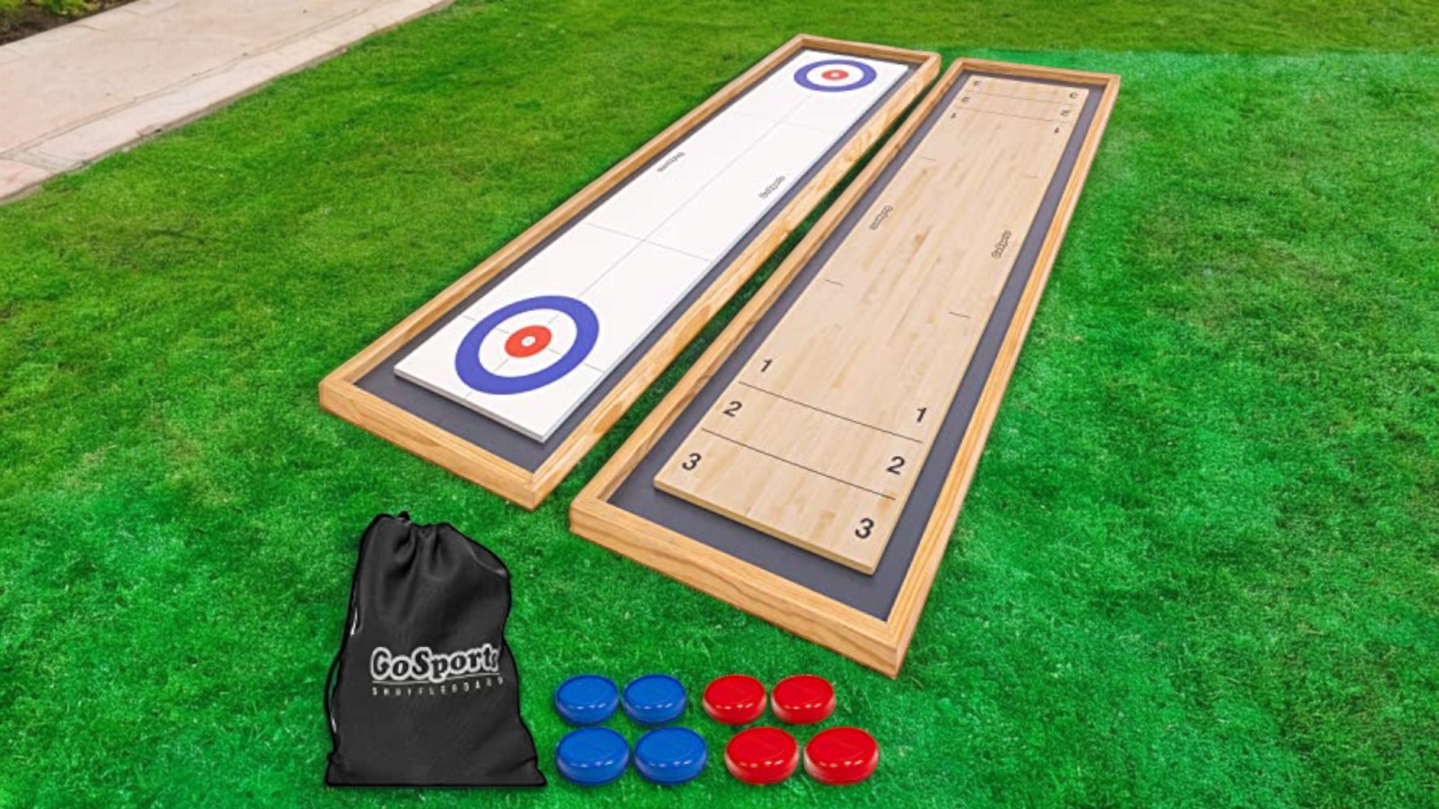 Shuffleboard and Curling 2 in 1 Board Games