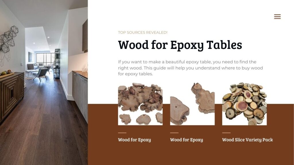 Where to Buy Wood for Epoxy Tables