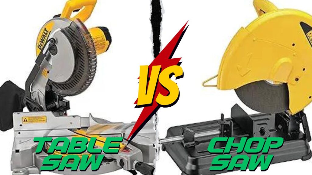 Chop Saw Vs Table Saw